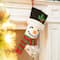 Glitzhome® 20.5" Santa & Snowman Hooked Stocking Set